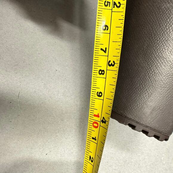 CROCS Cyprus IV Heel Brown Mushroom Brown Sandals Rubber Jelly Womens Size 9 - Picture 13 of 14